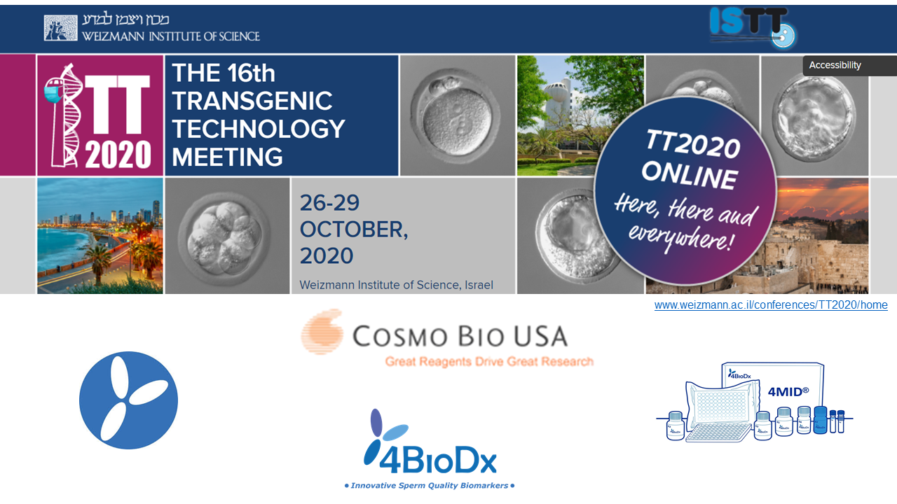 16th Transgenic Technology Meeting - TT2020 (Israel)-image